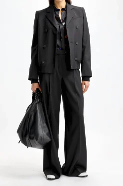 Femme Sportmax Veste Fascia En Noir