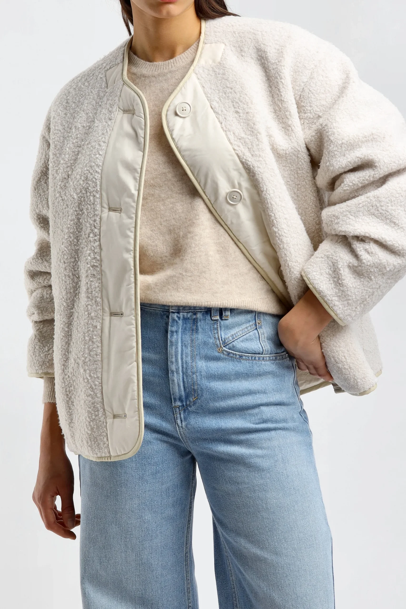 Femme Marant Etoile Veste Himala En Ecru