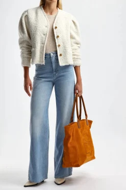 Femme Isabel Marant Veste Izma En Ecru