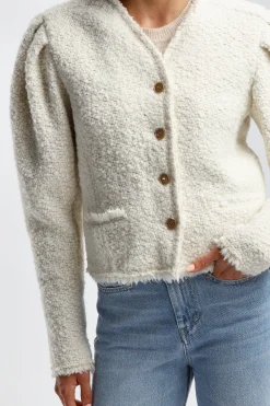 Femme Isabel Marant Veste Izma En Ecru