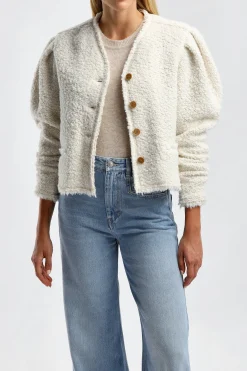 Femme Isabel Marant Veste Izma En Ecru
