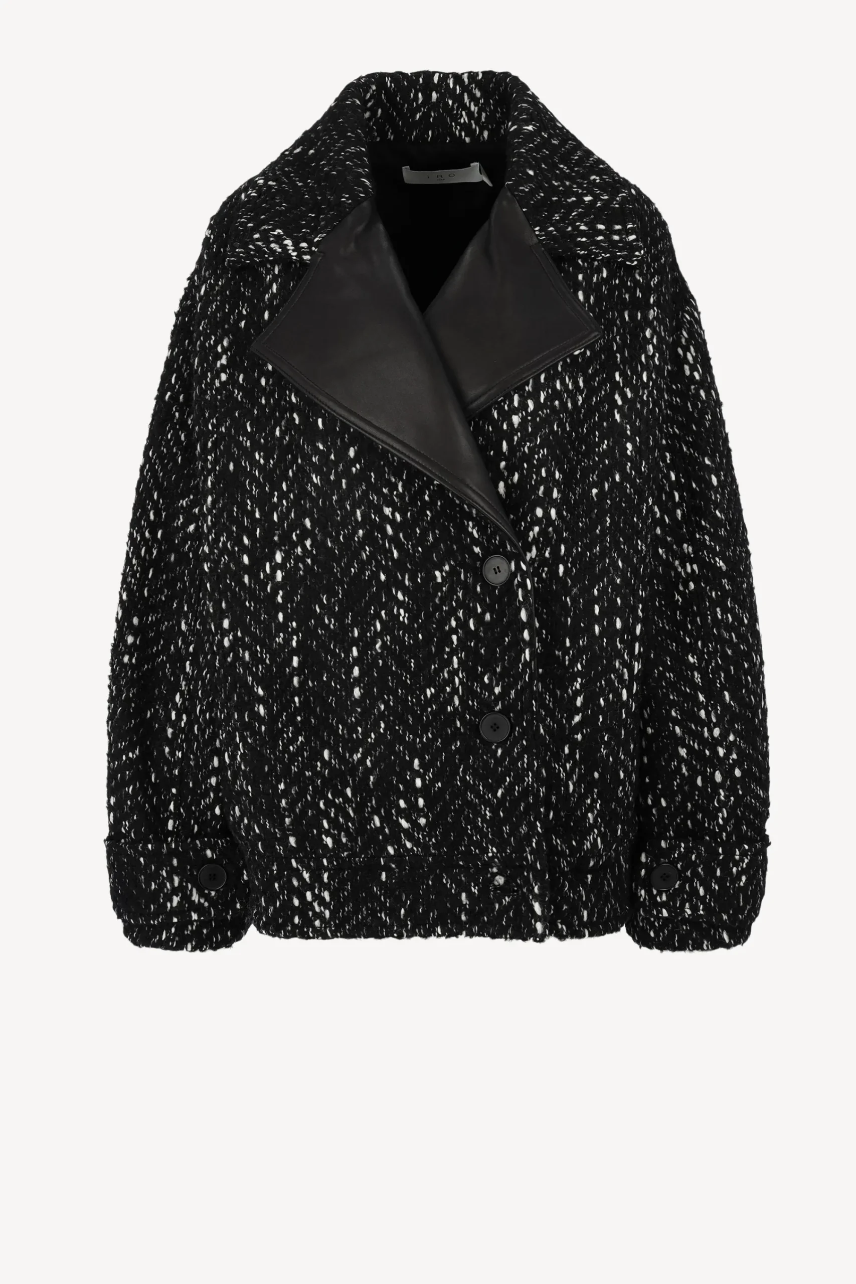 Femme IRO Veste Lusia En Noir Et Blanc