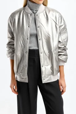 Femme IRO Veste Morel En Marron Dore