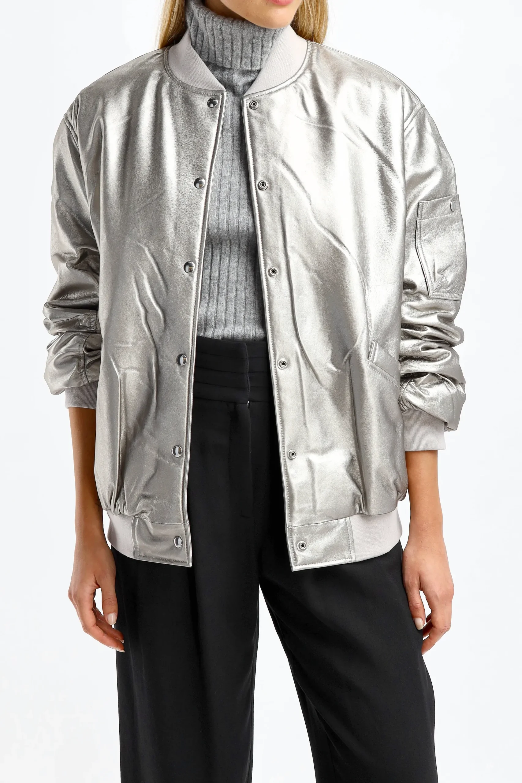 Femme IRO Veste Morel En Marron Dore