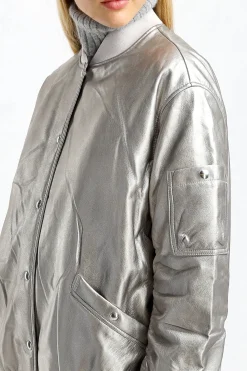 Femme IRO Veste Morel En Marron Dore