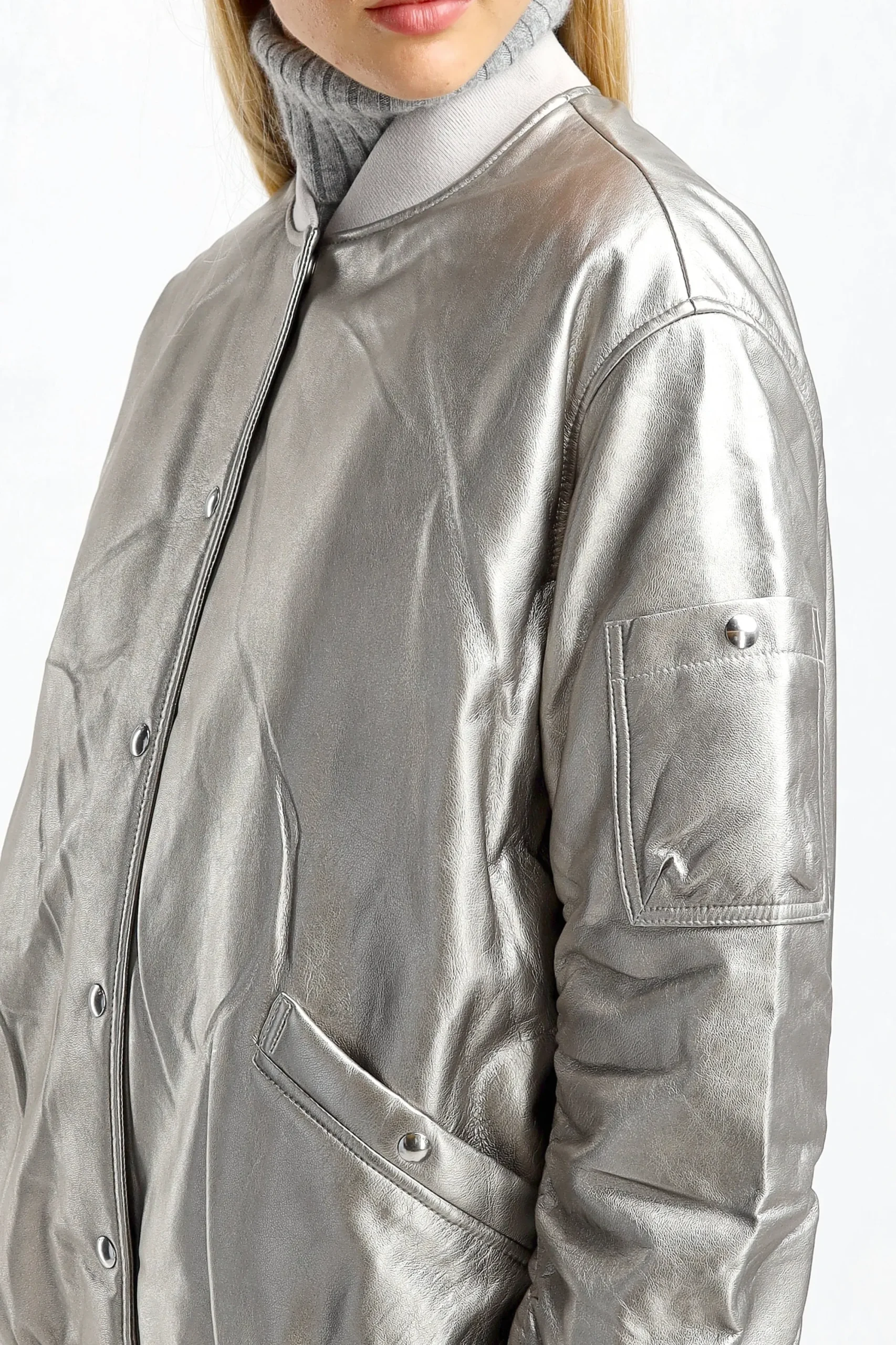 Femme IRO Veste Morel En Marron Dore