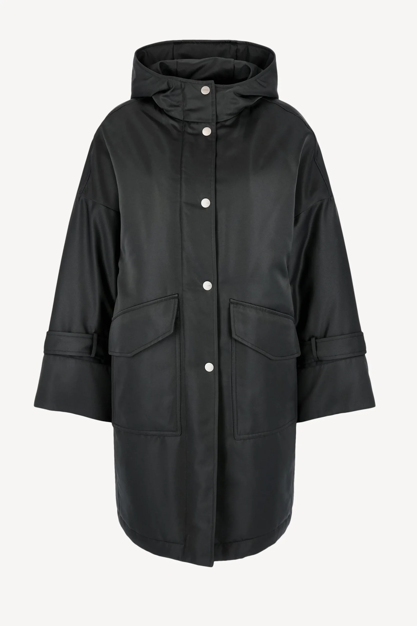 Femme Ahirain Veste Parka Techno En Noir