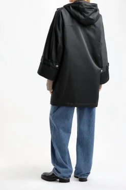 Femme Ahirain Veste Parka Techno En Noir