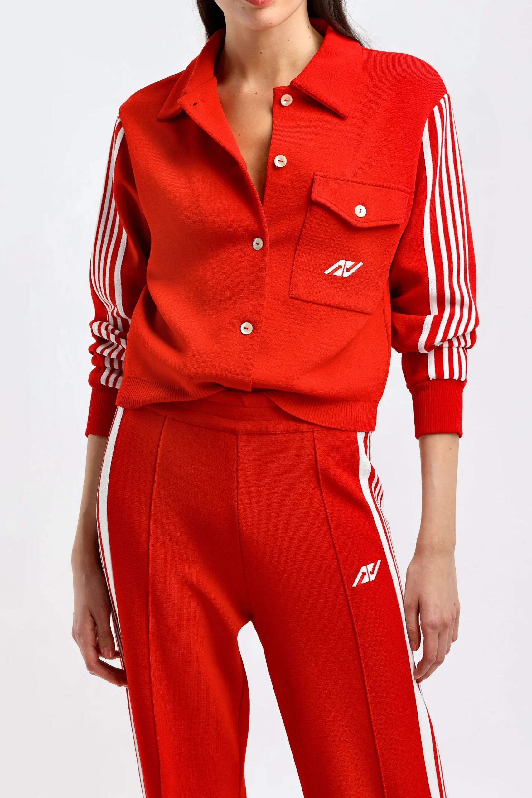 Femme Autry Veste Sporty En Rouge