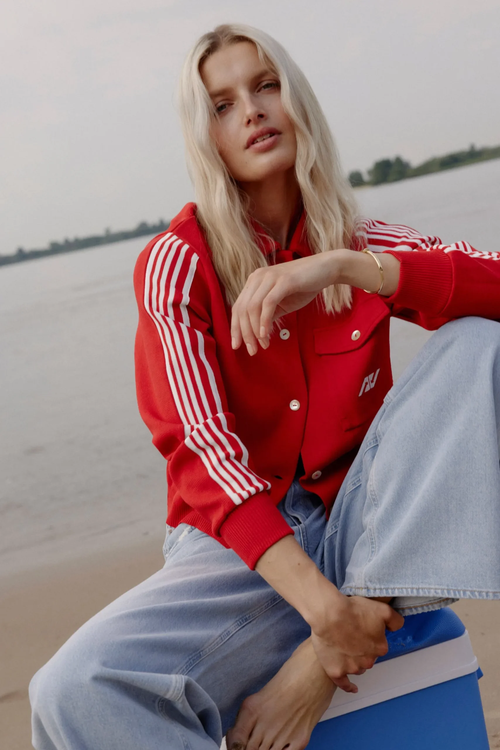 Femme Autry Veste Sporty En Rouge