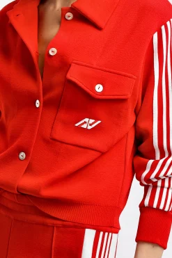 Femme Autry Veste Sporty En Rouge