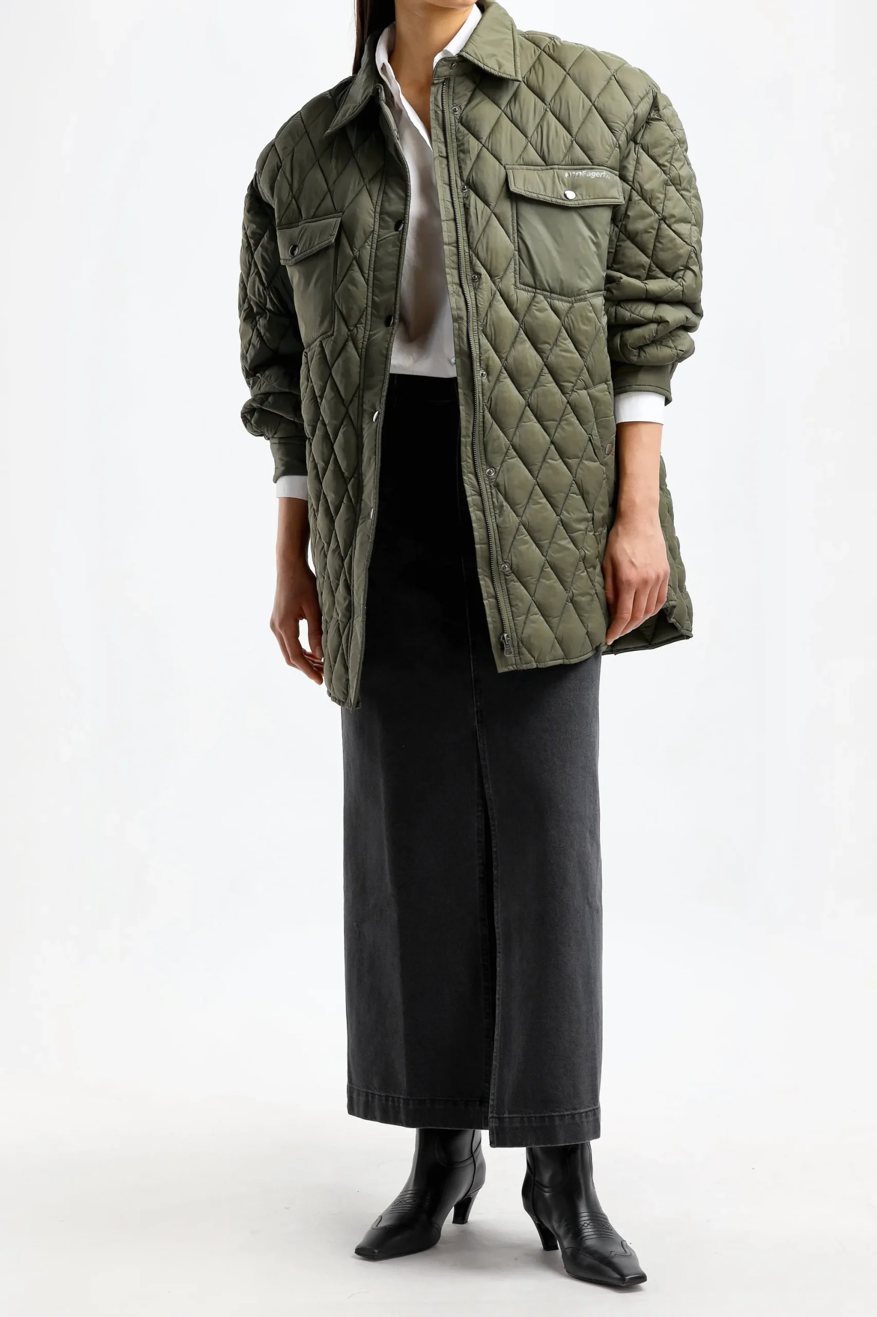 Femme H2O Fagerholt Veste Sporty En Vert Foret