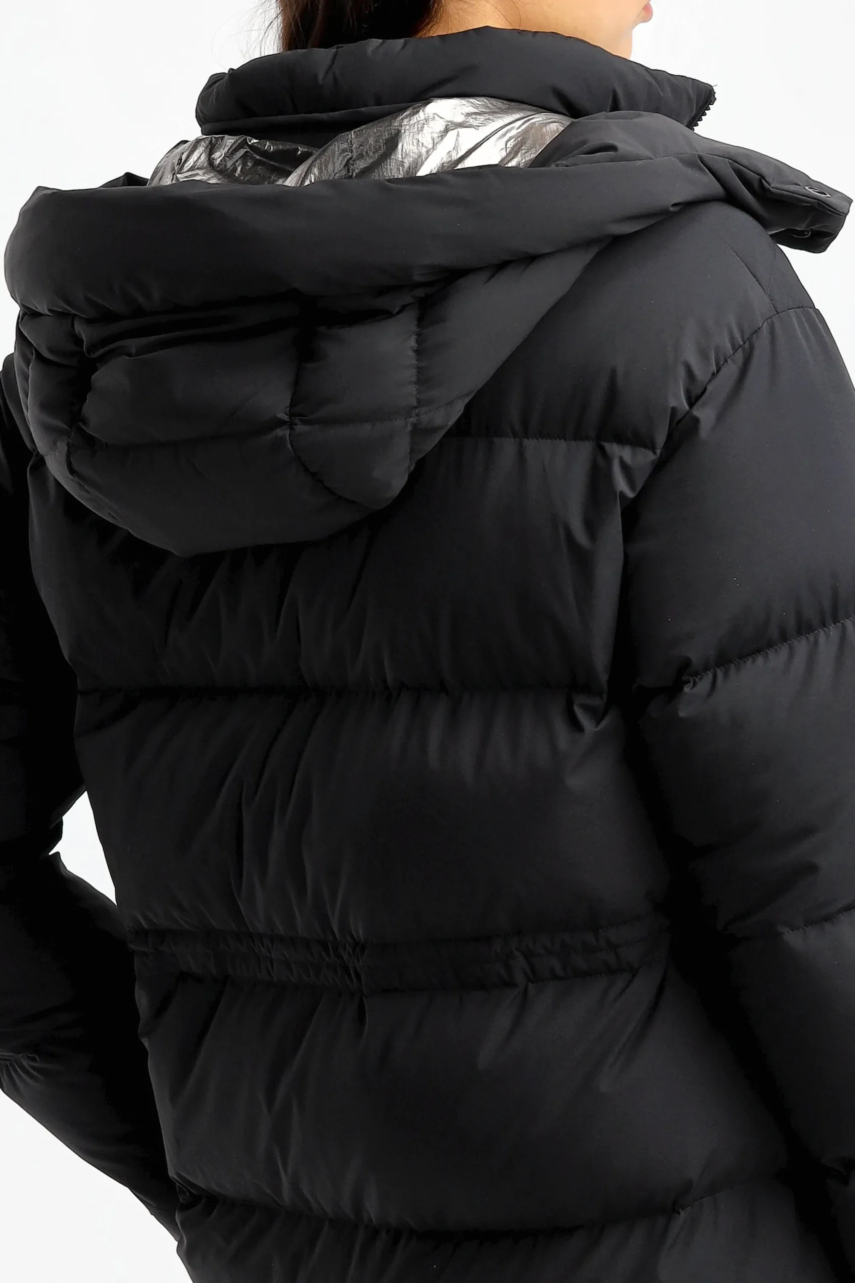 Femme Woolrich Veste Tampon Matt En Noir