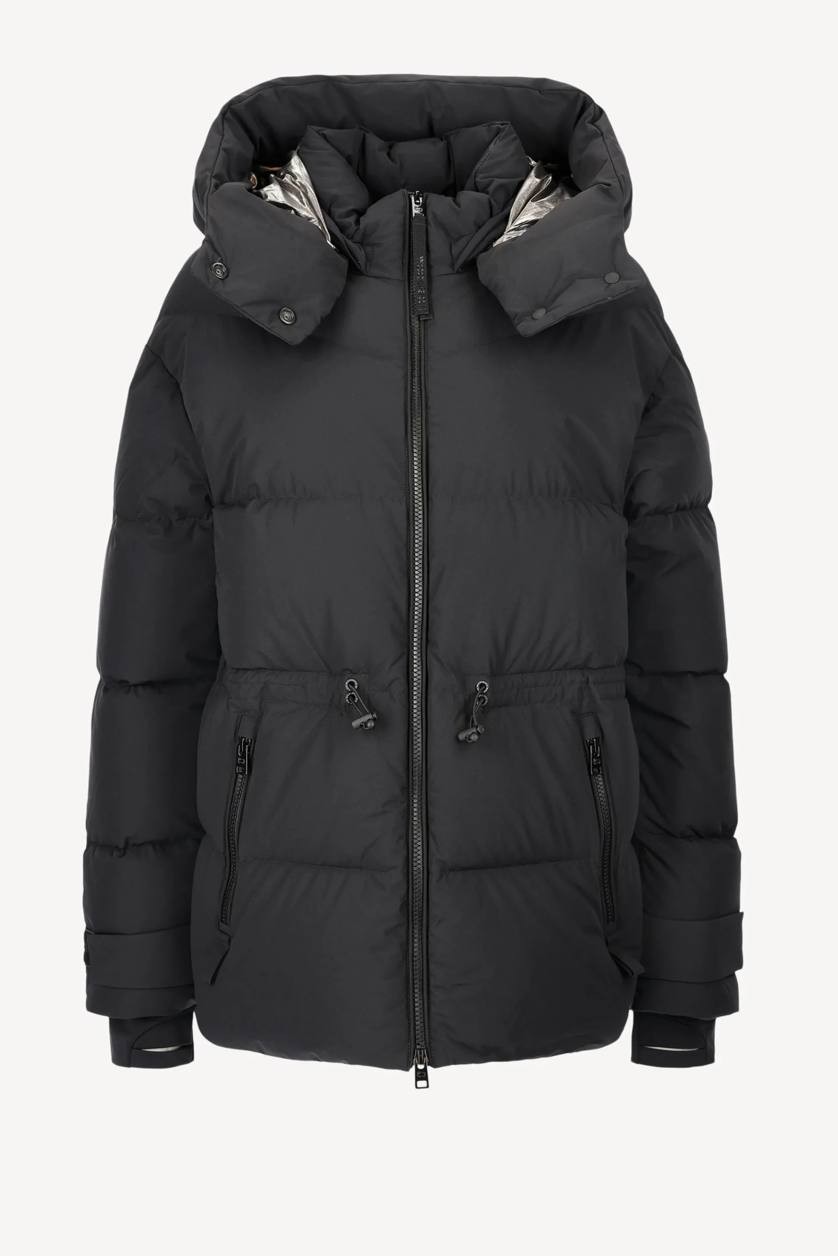 Femme Woolrich Veste Tampon Matt En Noir