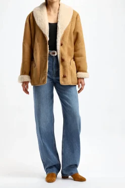 Femme Blazé Milano Veste Tatoosh En Cognac