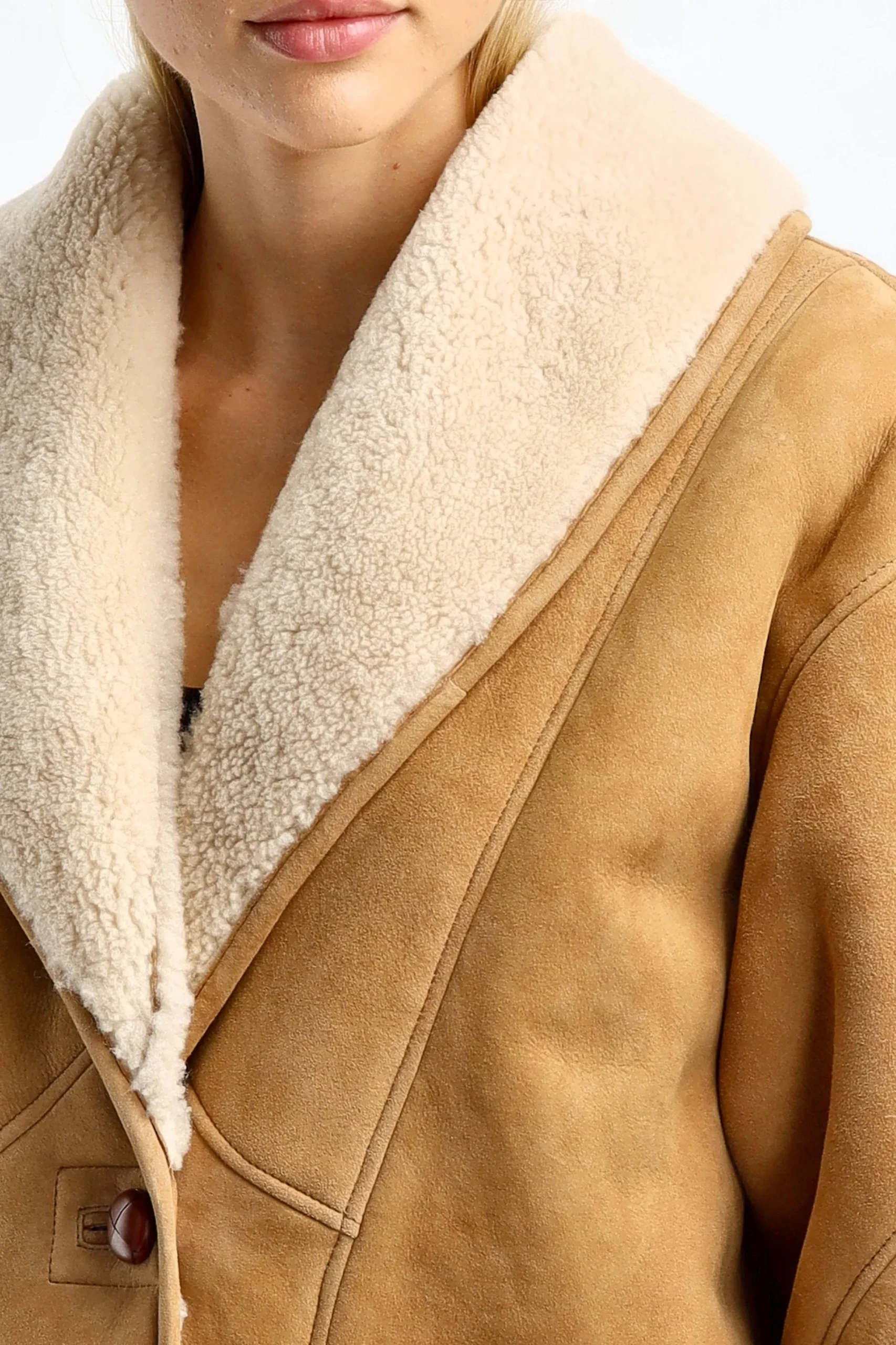 Femme Blazé Milano Veste Tatoosh En Cognac